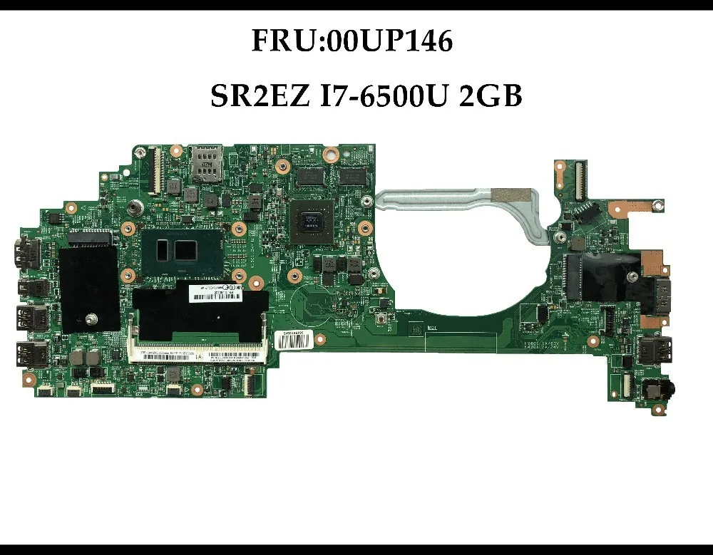 Материнская плата для ноутбука Lenovo Thinkpad YOGA 460 FRU:00UP146 448.05106.0021 SR2EZ I7 6500U DDR3 2 Гб 100%