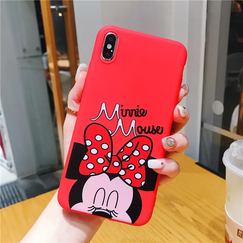 Minnie Style A Ремешок Минни Маус чехол для телефона для huawei P20 P30 Lite Pro Nova Lite Plus 2 2S 2i ремешок-Держатель подставка силиконовый чехол - Цвет: Minnie Style A