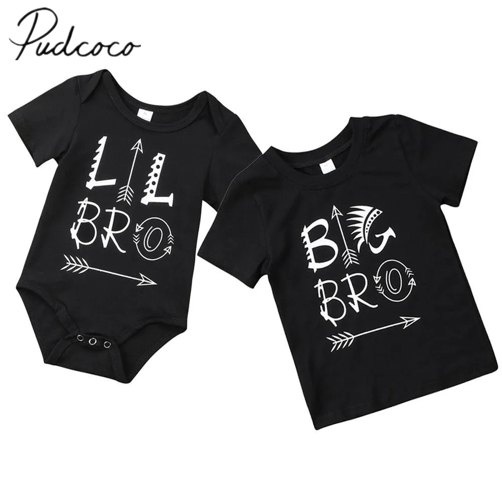 Комбинированная одежда для младшего брата комбинезон маленьких мальчиков