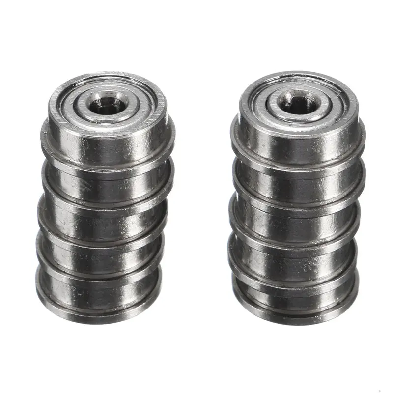10 шт. фланцевые шарикоподшипники F623ZZ для 3D принтера 3x10x4 мм|metal bushing|bearing 3x10x4bearing