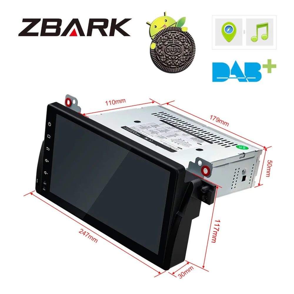 9 &quotAndroid 8 1 автомобильный стерео радиоплеер gps навигация wifi для BMW E46 седан без DVD