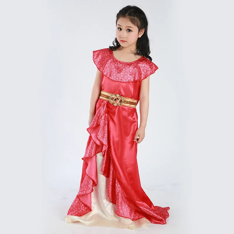 Детская одежда для карнавала любимое платье принцессы латины Elena из Tv Of Avalor Adventure