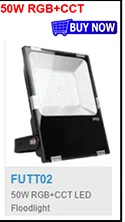 FUT068 AC85-265V Milight 2,4 г 6 Вт RGB+ CCT Вай-Фай совместимый смарт светодиодный светильник 2,4G Беспроводной 4-Зона дистанционного управления Android/iOs APP Управление