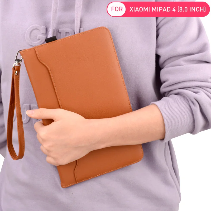 Роскошный флип чехол из искусственной кожи для Xiaomi Mi Pad 4 MiPad4 защитный планшета