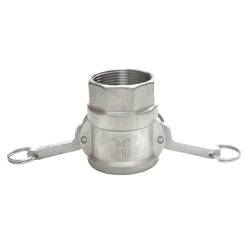 BSPT 1/2 дюйма-2 дюйма Тип D Женский замок с внешней резьбой SUS316 Max 250Psi Vavle |