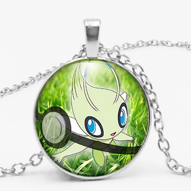 1 Vulpix стеклянный купол кулон ожерелье vaporion Pokemon Pokeball Детская Подвеска Ожерелье Go Mega подвеска ожерелье подарок дружбы - Окраска металла: 1