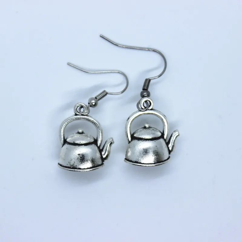 Женские серьги в форме чайника 1 пара|Серьги-подвески| |