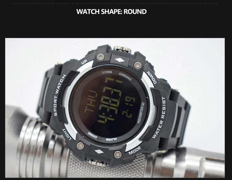 Водонепроницаемые наручные автоматические часы для мужчин digitais Бег мужские