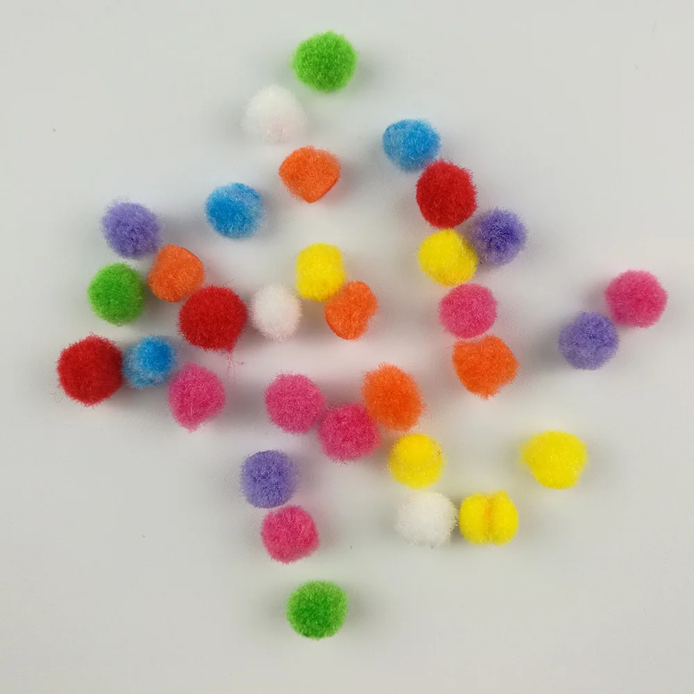 100 шт. мягкие помпоны для украшения дома и свадьбы 15 мм|craft pom poms balls|pompom ballsball toy |