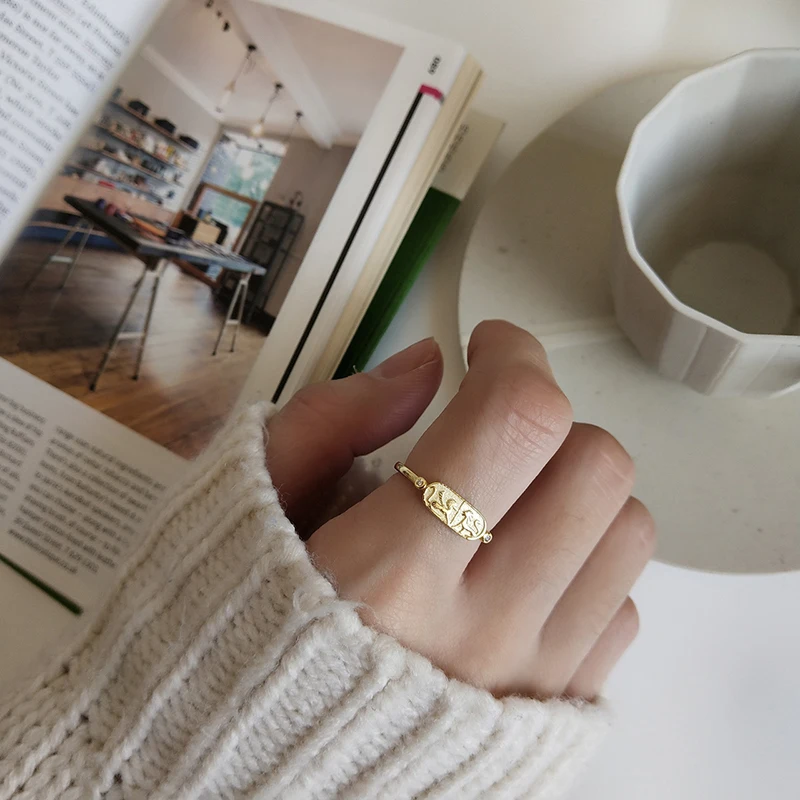 GHIDBK Handmade Thin Infinity Layered Rings for Women 925 Sterling Silver Animal Statement Geometric Stackable | Украшения и