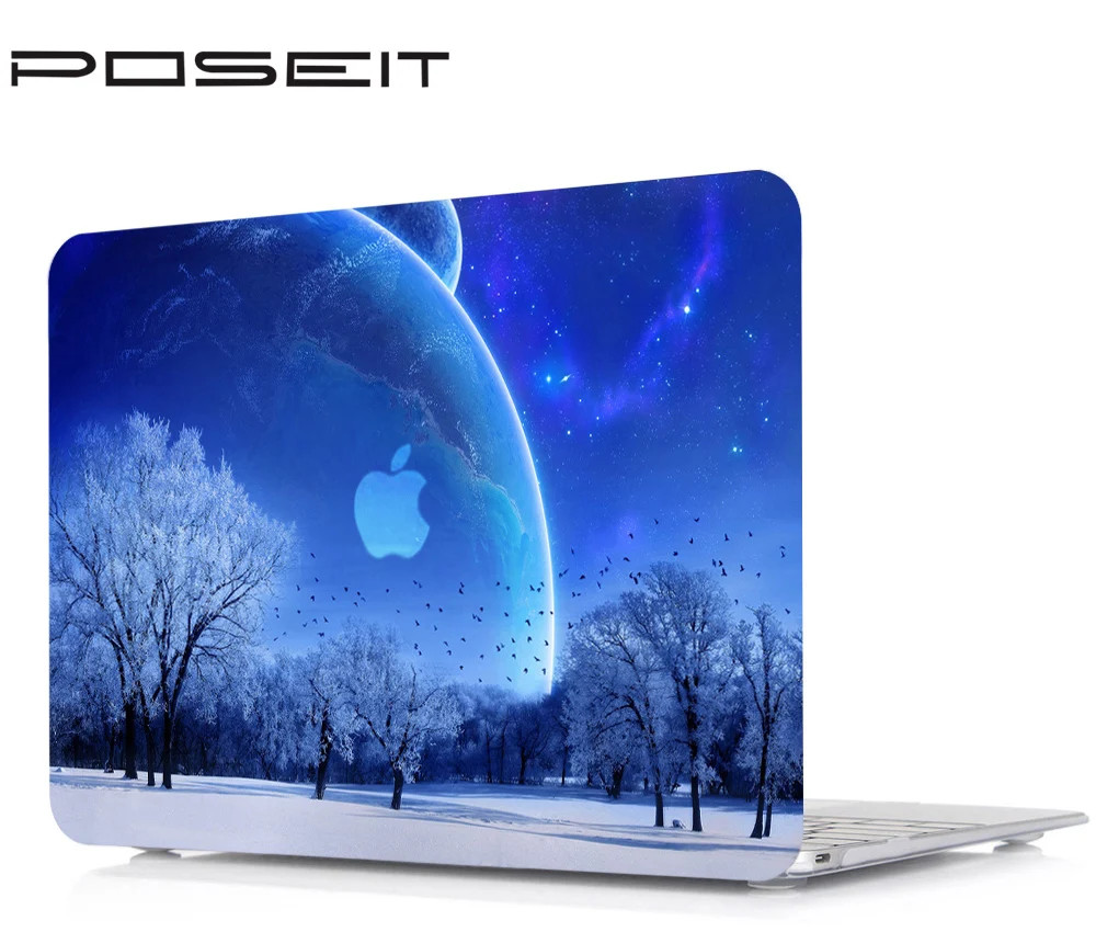Жесткий чехол для MacBook 15 Air 11 13 Pro Reitna Touchbar 12 жесткий + клавиатуры защита экрана