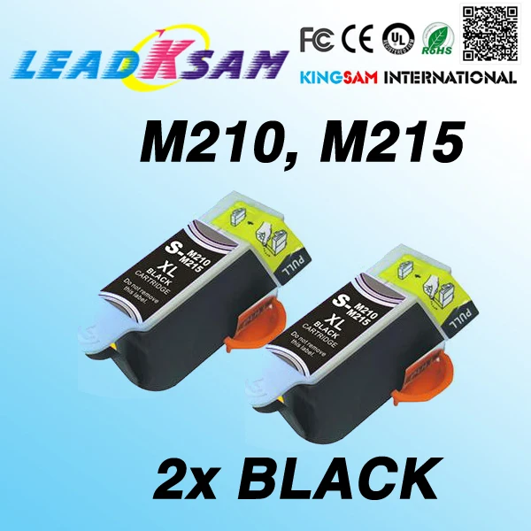 Картриджи с черными чернилами 2pcs M210 M215 совместимы фотографическим принтером |
