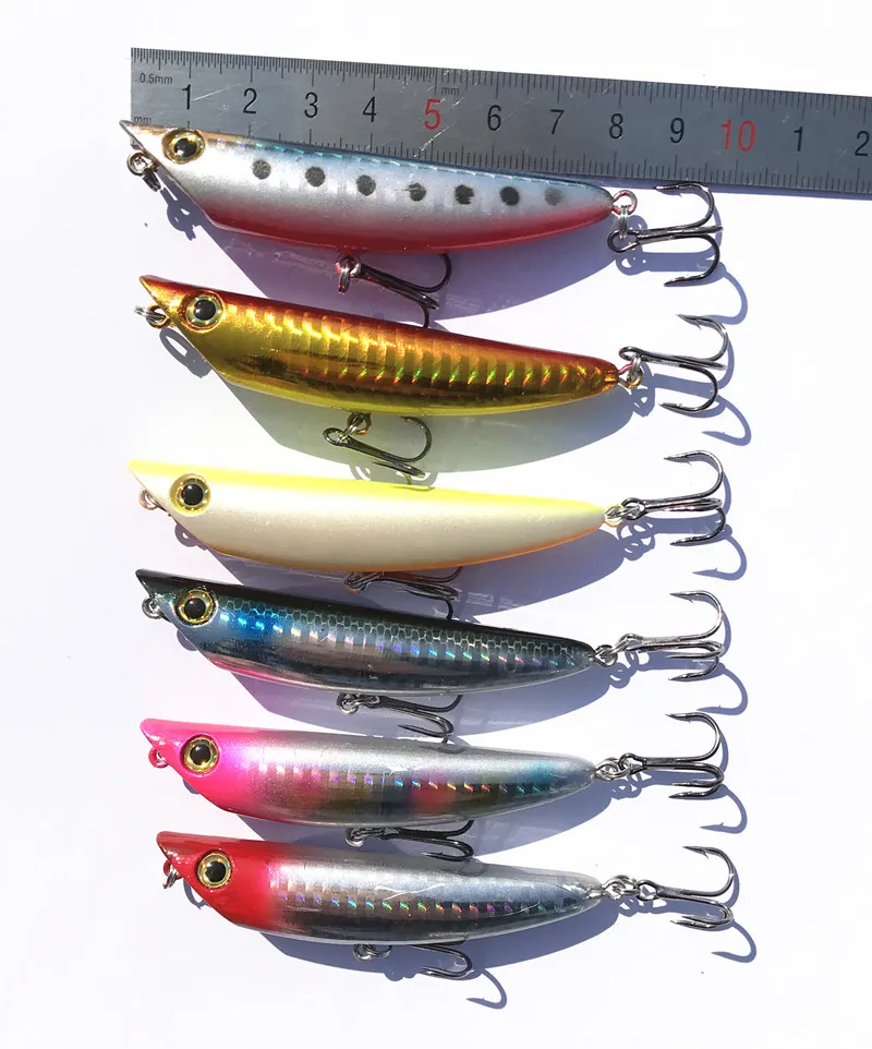

NEW Fishing Dog Lure Hard Bait Artificial Pencil Lures Minnow Type Topwater Zigzag Sea Fishing Baits 8cm/9g