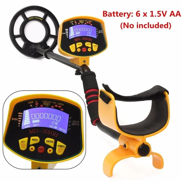 

md3010ii metal detector underground gold finder search all scanner digger kit finder tester machine metaldetector gem detecting