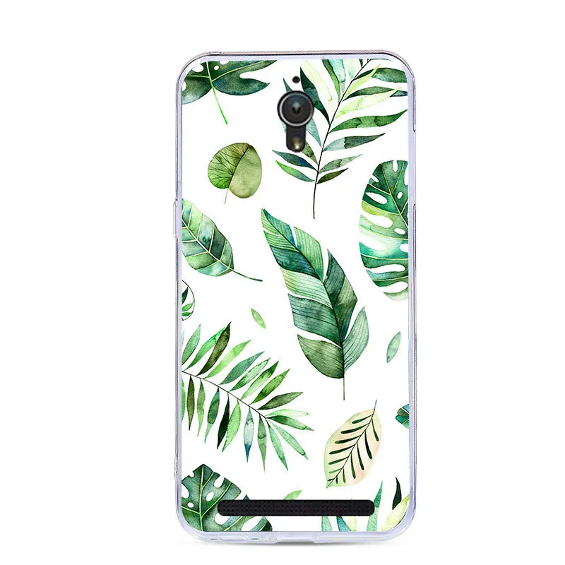 J&ampR Flower Phone Cover For ASUS Zenfone GO ZC500TG Z00VD 5.0'' Soft Silicone TPU Back 3D Cute Colorful Print Cartoon Cases |