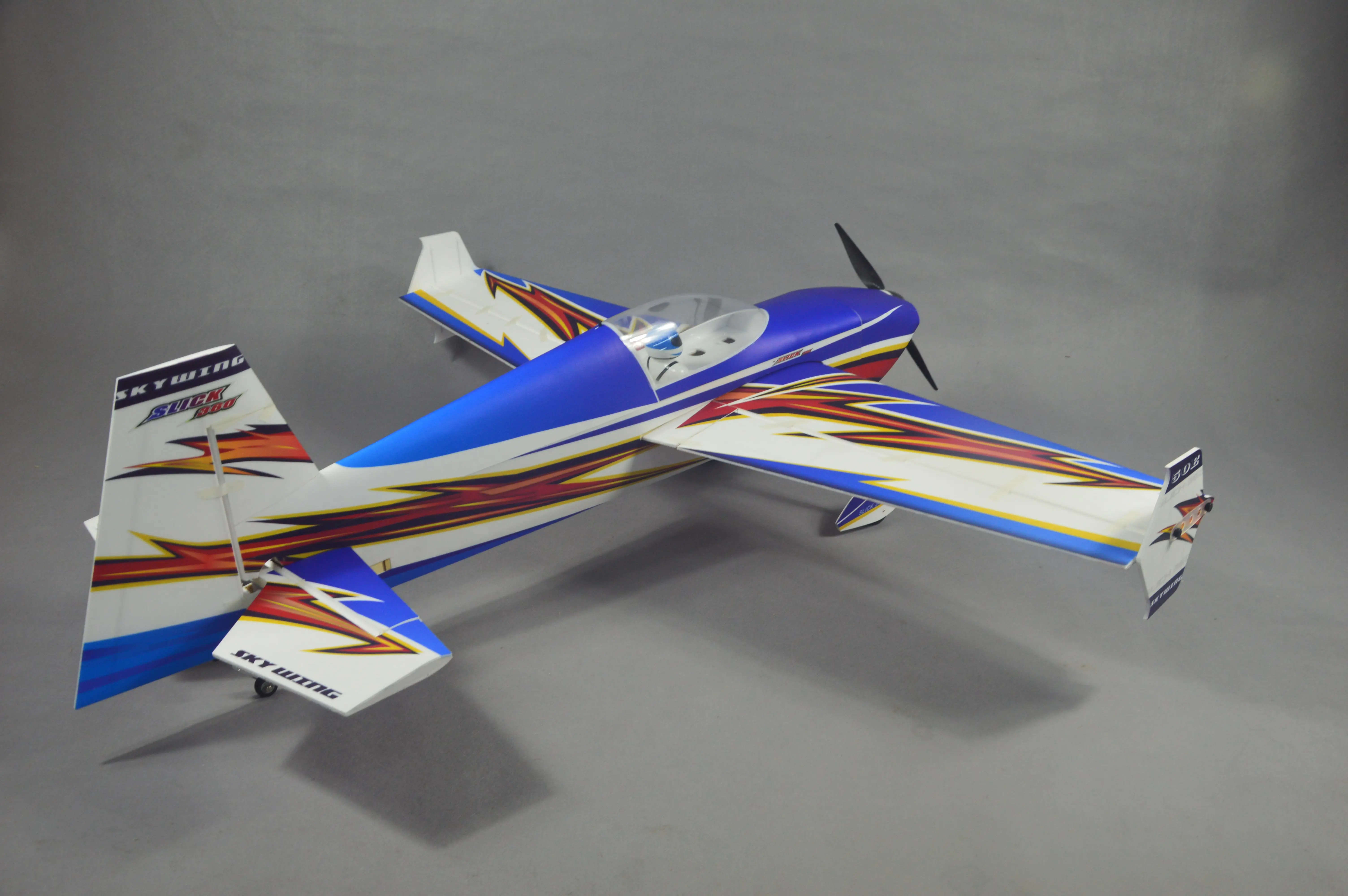 SKYWING PP материал самолет RC 3D самолет радиоуправляемая модель для хобби игрушки размах крыльев 55 дюймов 50E SLICK360 3D самолет комплект