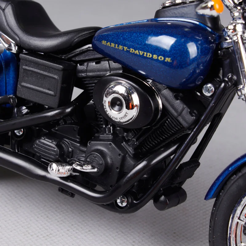 Maisto 1:12 2004 Dyna Super Glide Спорт Мотоцикл литья под давлением подарок для детский
