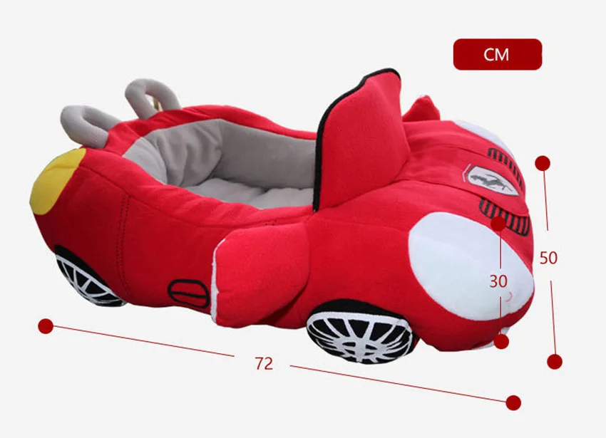 Крутая кровать для собаки модная Автомобильная форма гнездо кошки мягкий домик