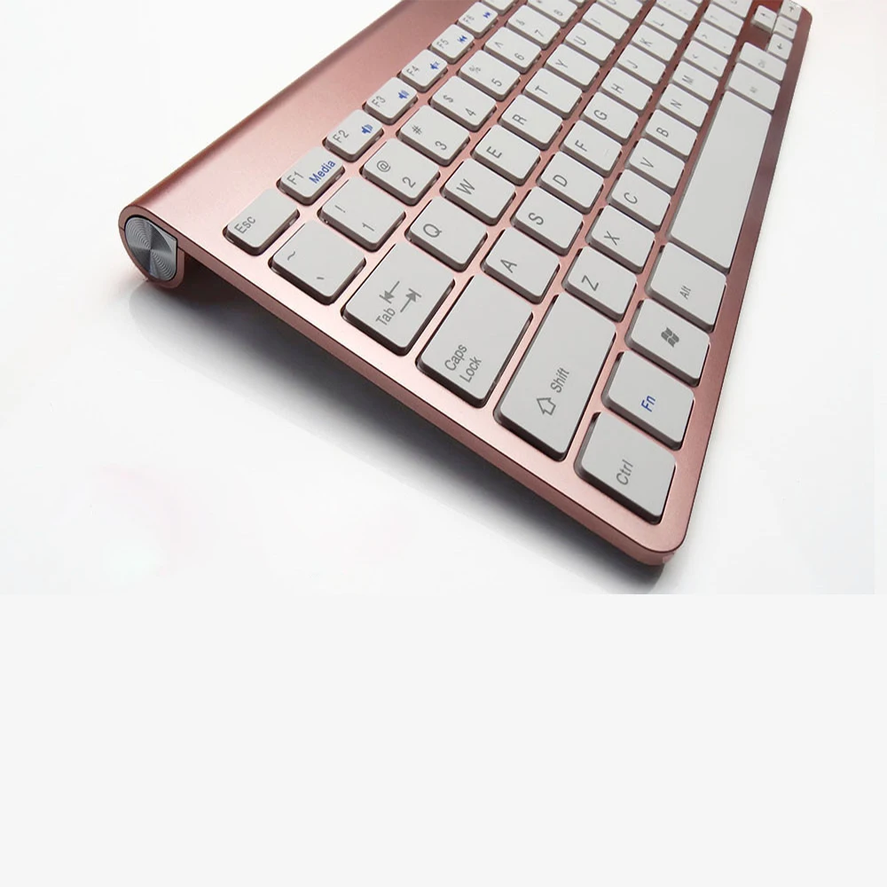 Ультратонкая беспроводная клавиатура Zienstar 2 4G для Ipad MACBOOK ноутбука ПК и планшета