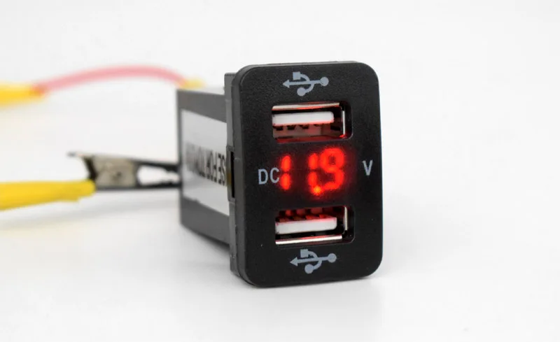 XCGaoon специальный выделенный 2 USB интерфейс разъем автомобильное зарядное устройство для TOYOTA/HONDA/MITSUBISHI/NISSAN/MAZDA/SUZUKI