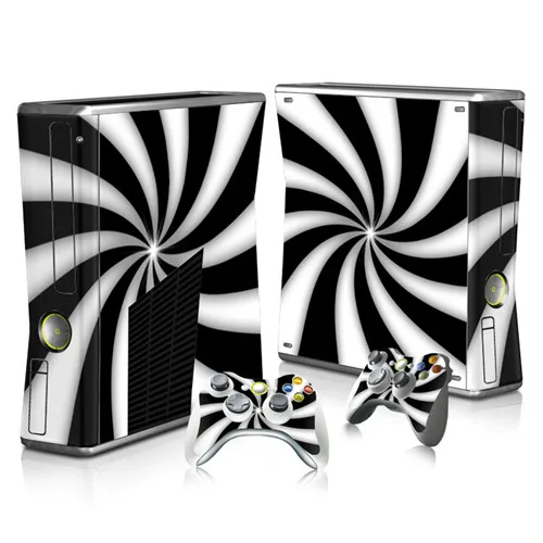 0076 Пользовательская дизайнерская наклейка для кожи наклейка для Xbox 360 Slim консоль и контроллеры Скины стикеры s для Xbox360 тонкий винил - Цвет: 0076