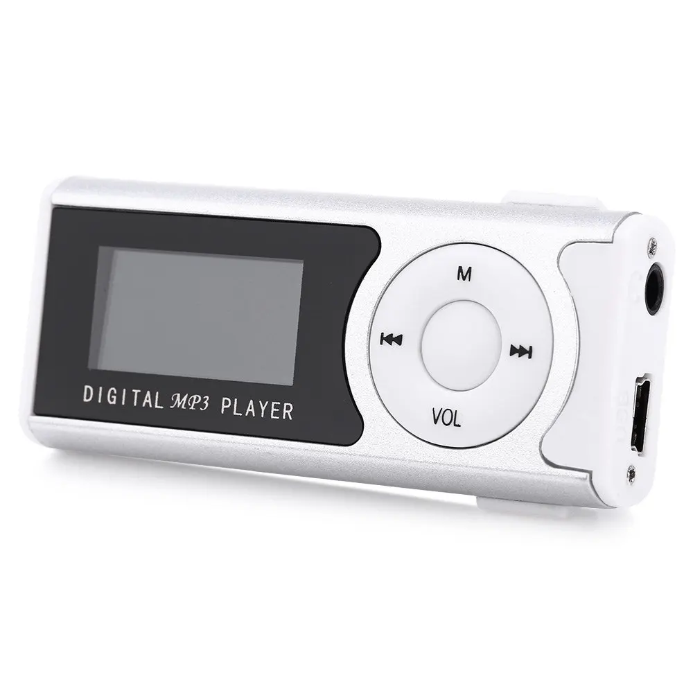 Новый мини портативный mp3-плеер 1,1 дюйма с ЖК-экраном, поддержка 32 ГБ Micro SD TF карты, цифровые mp3-плееры