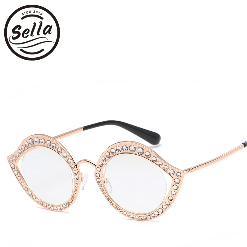 Sella/Новое поступление модные женские солнцезащитные очки в оправе из сплава