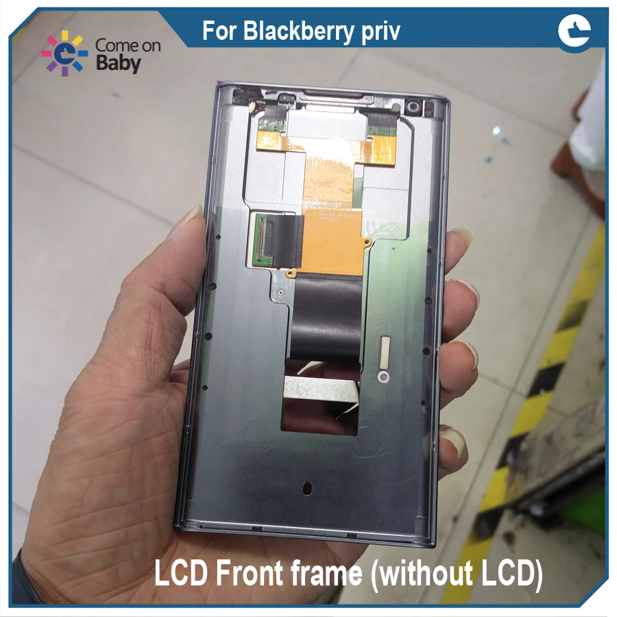 Для BlackBerry Priv LCD передняя рамка средняя корпуса задняя крышка запасные части|middle