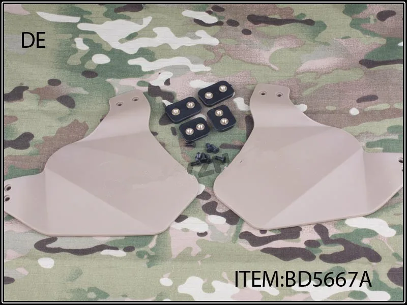 Emerson страйкбол тактический военный боевой Быстрый боковой Чехол для шлема