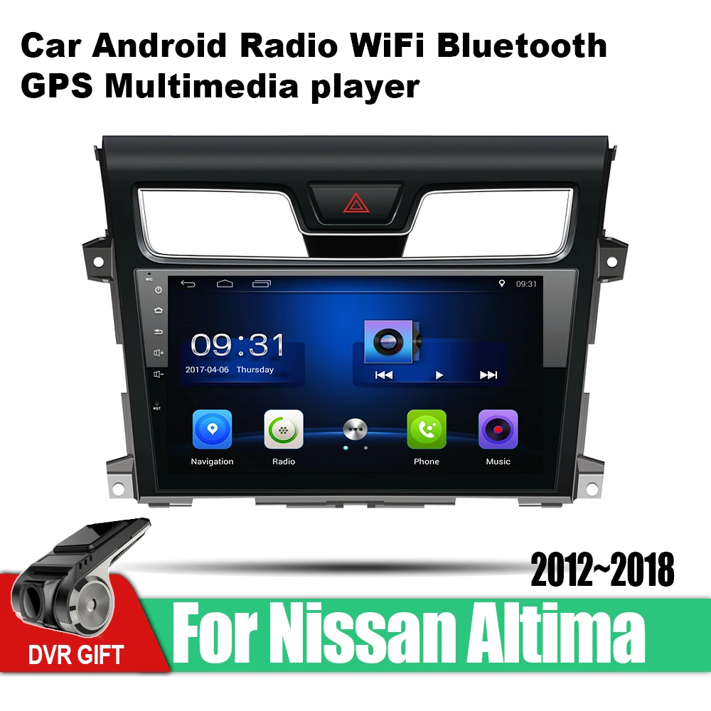 

For Nissan Altima 2012-2018 Accessories Car Android Multimedia DVD Player Radio HD Screen DSP Stereo GPS Navigation System Video