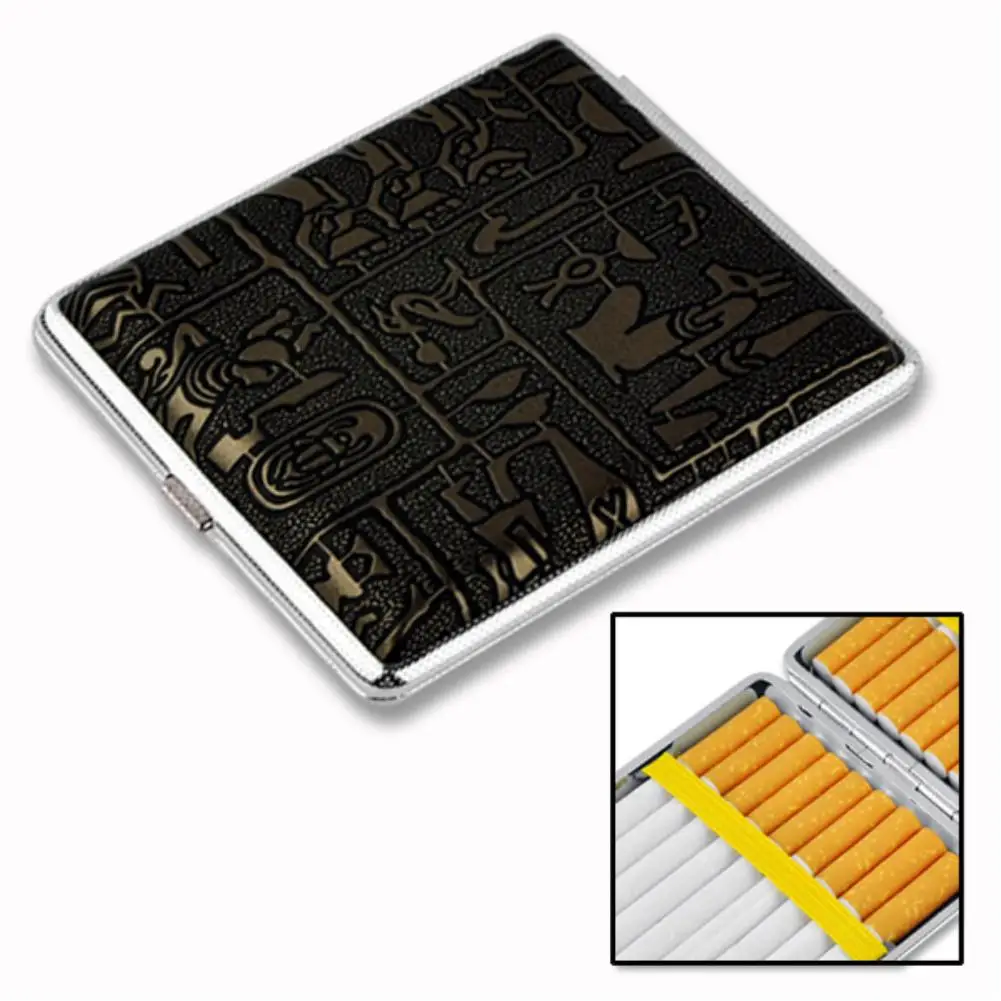 hold 18pcs WITUSE, винтажный, для использования, высокое качество, 5 видов стилей, карман, жесткий металл, 12 шт., для сигарет, табака, сигар, чехол, держатель, контейнер, коробка - Цвет: hold 18pcs