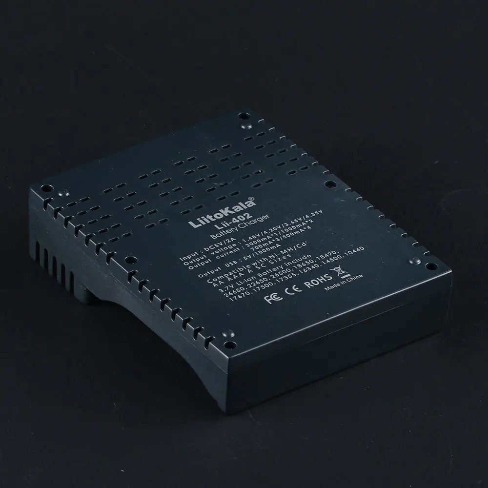 LiitoKala Lii-402 18650 зарядное устройство для 26650 16340 RCR123 14500 LiFePO4 1,2 в Ni-MH Ni-Cd перезаряжаемая батарея lii402