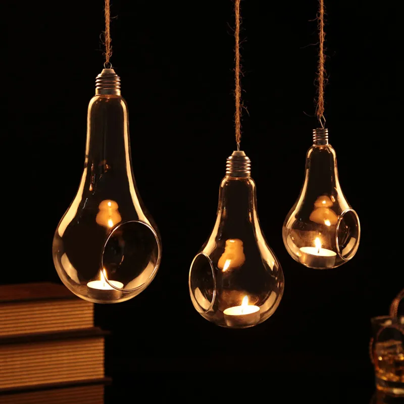 Мода прозрачный кристалл стекла висит мусс свадьба свеча стиль|candle home|candle home