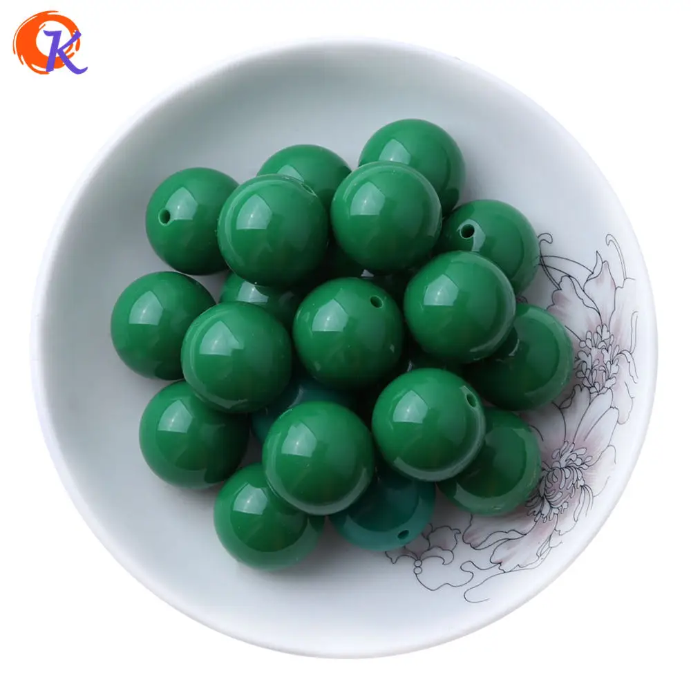 S39 Deep Green Модные бисерные ювелирные изделия 6-20 мм 100 шт./лот бусины из жевательной резинки Твердые бусины на выбор цветные массивные акриловые бусины для ожерелья ручной работы ювелирные изделия - Цвет: S39 Deep Green