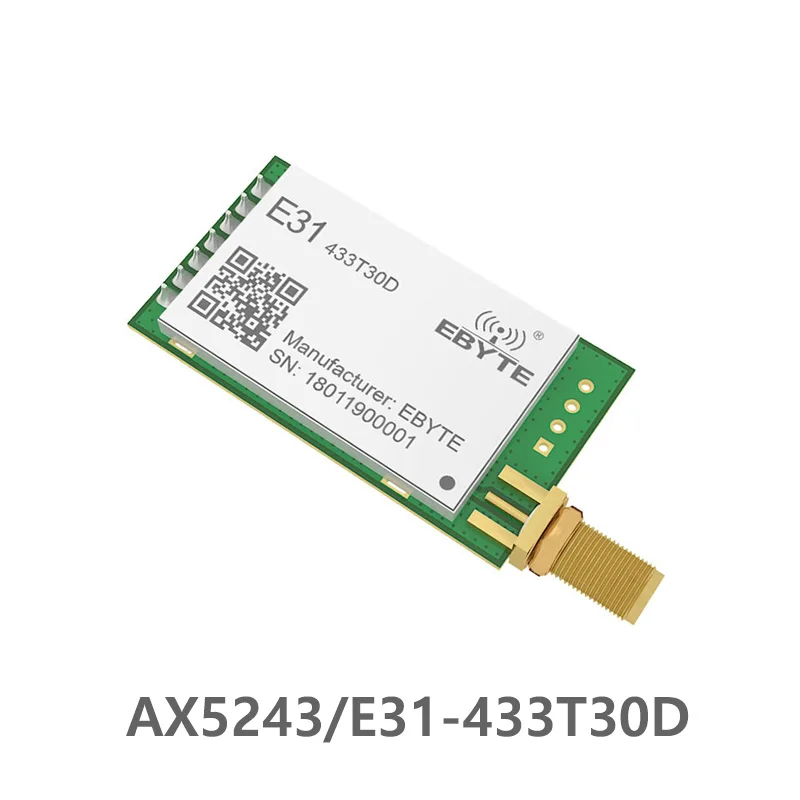 E31 433T30D AX5043 433 МГц 1 Вт дальняя узкая полоса UART антенна SMA IoT uhf беспроводной