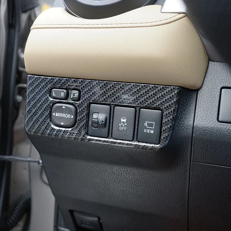 Накладка на фары из углеродного волокна для Toyota RAV4 2016 накладка заднее зеркало