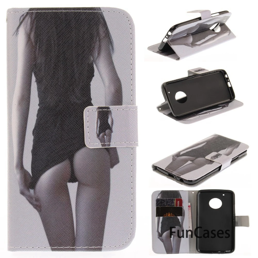 Flip Case For fundas Lenovo Moto G5 Plus Motorola Cover XT1670 XT1675 5.5 inch + Card Holders hoesje | Мобильные телефоны и