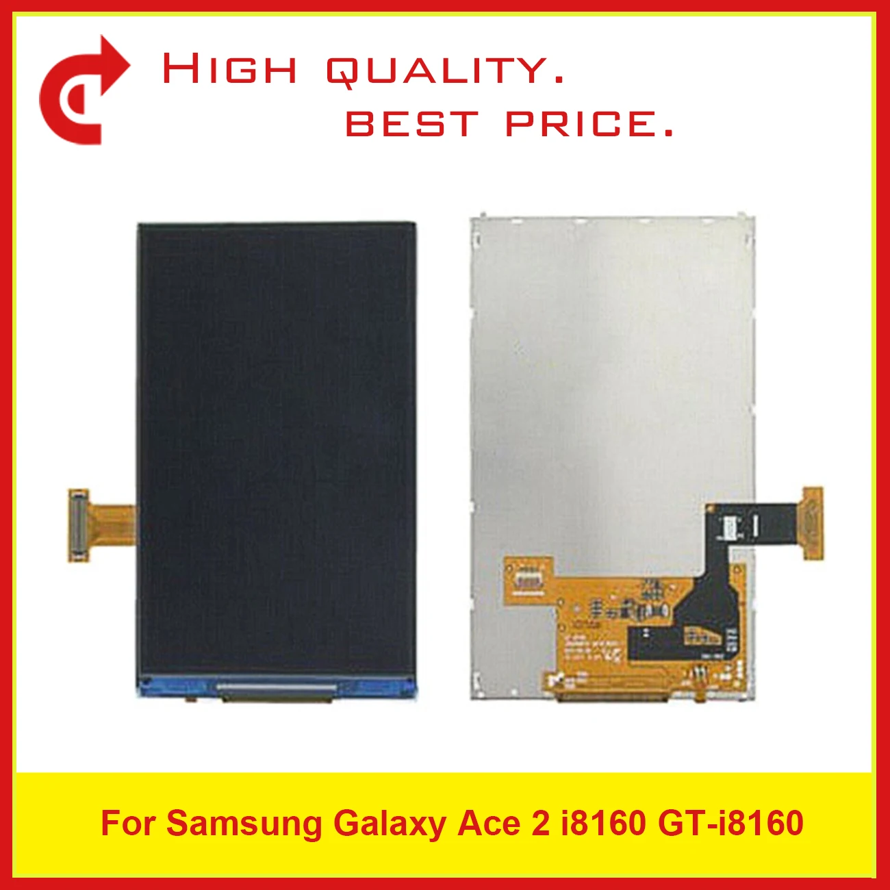 

High Quality 3.8" For Samsung Galaxy Ace 2 i8160 LCD Display With Touch Screen Digitizer Sensor Panel+Tracking Code