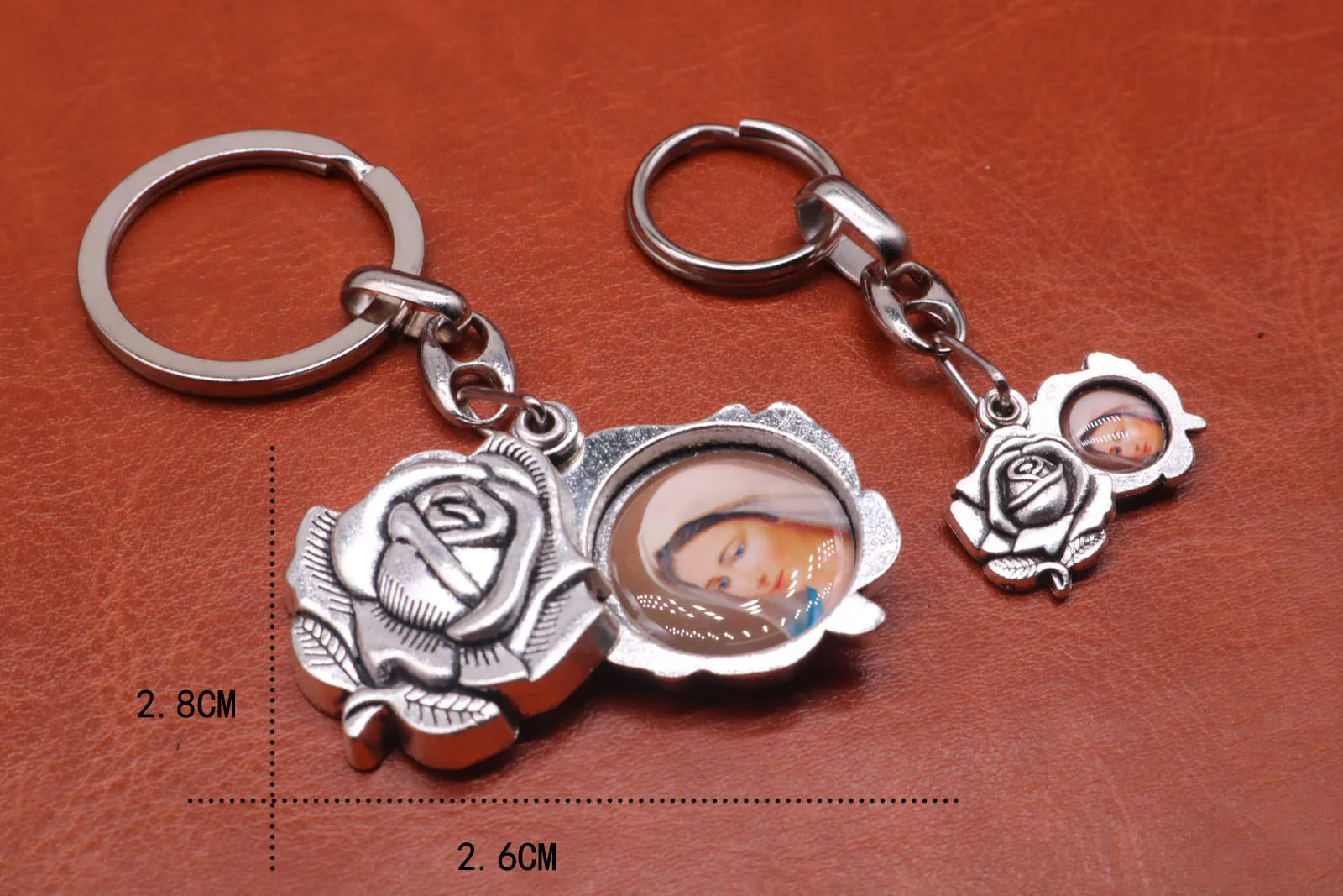 Харизматическая Религия Иисуса Марии мода ключ кнопка брелок кулон орнамент для