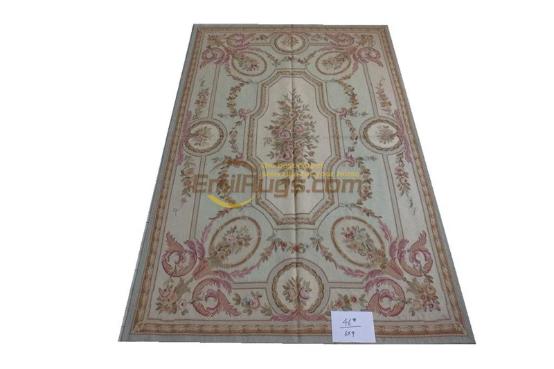 

carpets for bed room living carpet aubusson rug handmade woolen carpets 183CMX274CM (6 'X 9') 46 gc125aub yg19