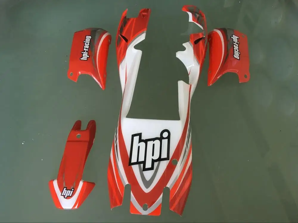 RED HPI Bajer 5B SS 2,0 Багги корпус оболочки для KingMotor KSRC001 002 км Rovan#115427-bb 5B-1 Багги окрашенные тела - Цвет: RED