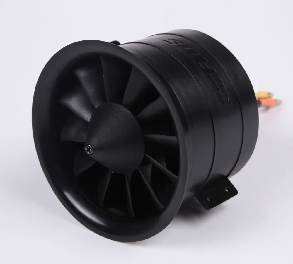 FMS 80mm Ducted Fan EDF Unit 12 blade With 3270 KV2000 Motor (optional) 6S Version For RC Airplane Model Plane Jet Spare Parts | Игрушки и