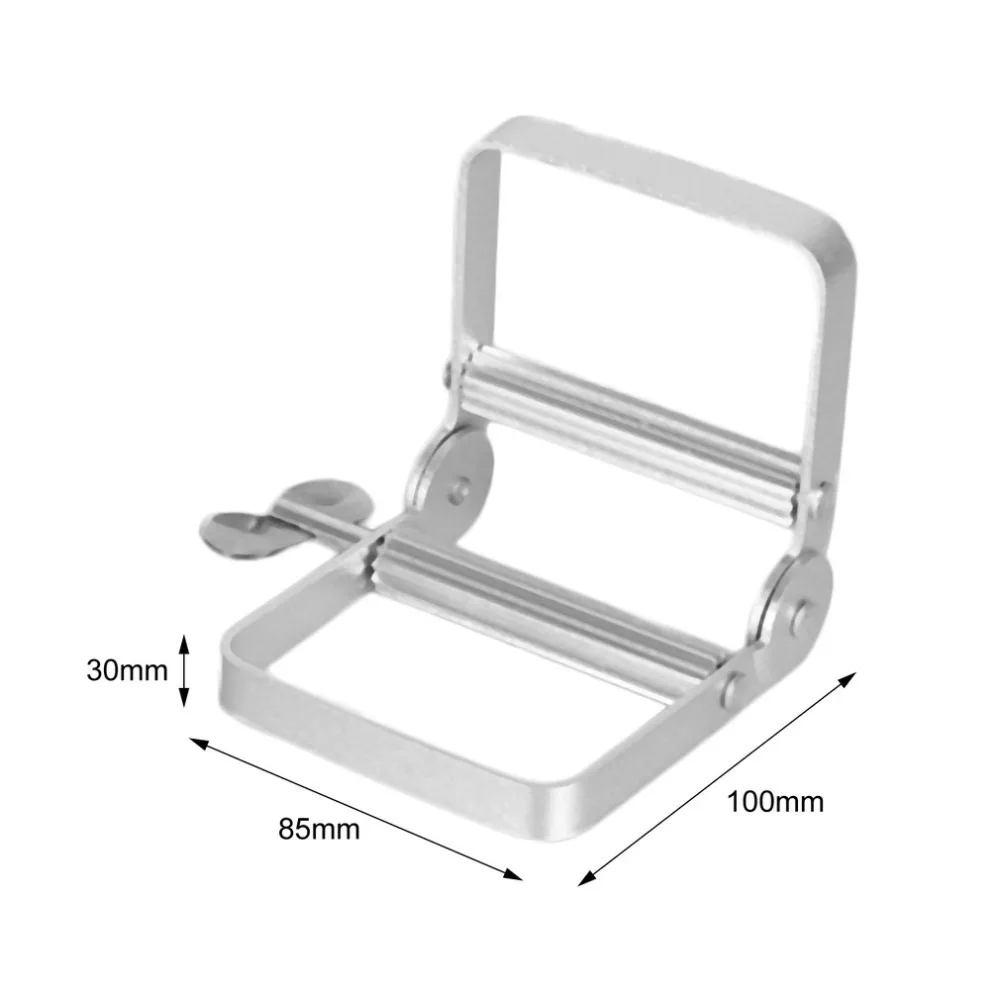 

Aluminum Manual Toothpaste Dispenser Tooth Paste Tube Squeezer Bathroom Accessories Hair Dye Tubes Rolling Squeezer Tools