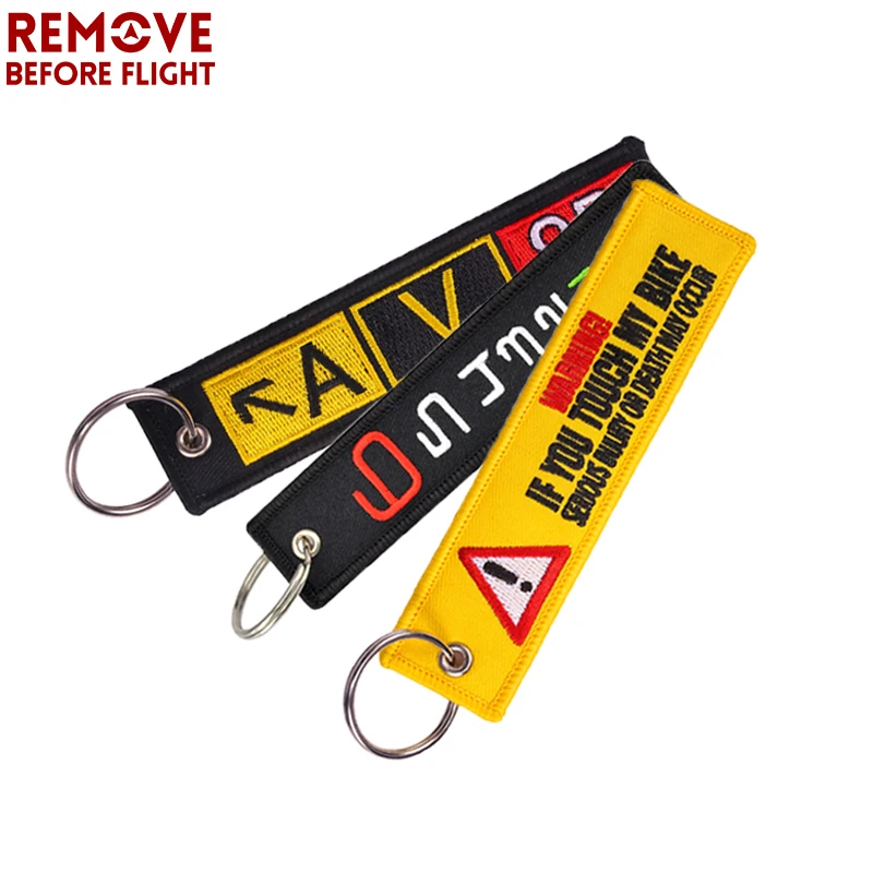 

Брелок для ключей с надписью «Remove Before Flight»