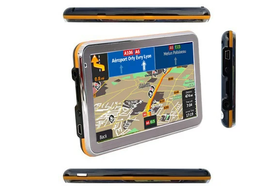 Автомобильный gps5 дюймовый навигатор FM Bluetooth спутниковая голосовая навигация