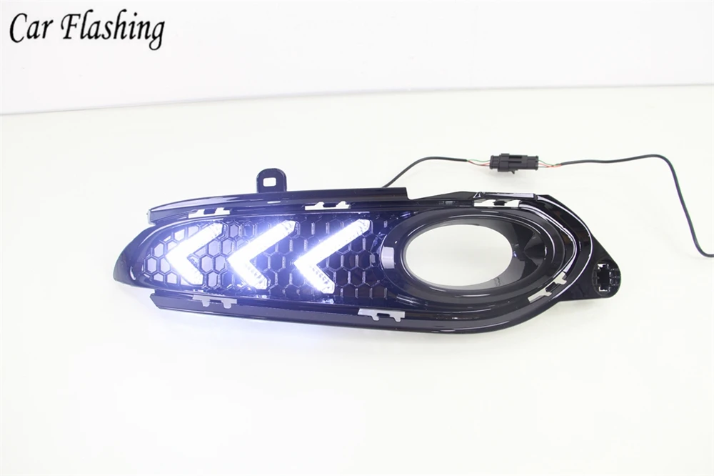 CSGJMY 1 Набор для Honda HRV HR-V Vezel 2014 2015 2016 2017 2018 DRL Дневной ходовой светильник s с сигналом