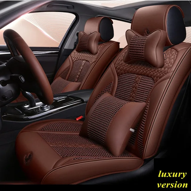 Coffee with Pillows Чехол на сиденье автомобиля для toyota lc200 mark 2 Premium prius 20 30 rav 4 rav4 tundra venza verso - Название цвета: Coffee with Pillows
