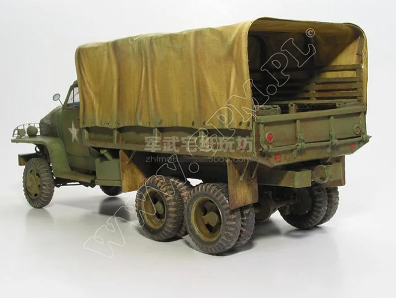 Масштаб 1:25 американский военный грузовик Studebaker US6 набор 3D бумажных моделей |