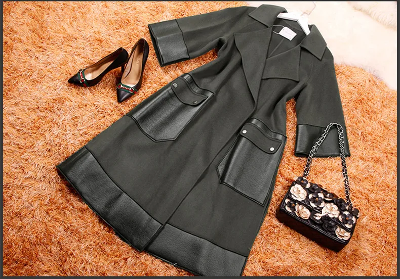 Рисунок 2 - Женский Повседневный Тренч из толстой шерсти