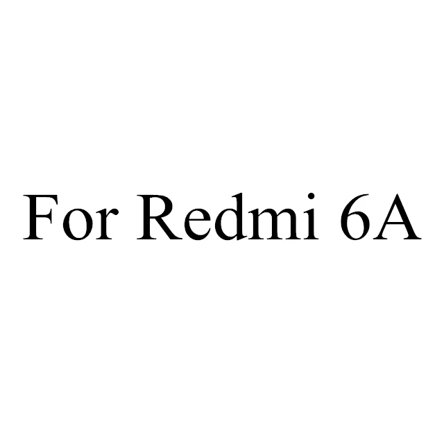 For Redmi 6A 5 шт./партия чехлы для телефонов для Xiao mi Pocophone F1 mi 8 Lite 9 Se Red mi Note 5 6 6A 7 Pro 3D защитная пленка из углеродного волокна для задней панели - Цвет: For Redmi 6A
